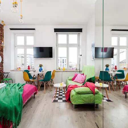Stylish Vibrant Studio - Krakow, Podgorze Apartman